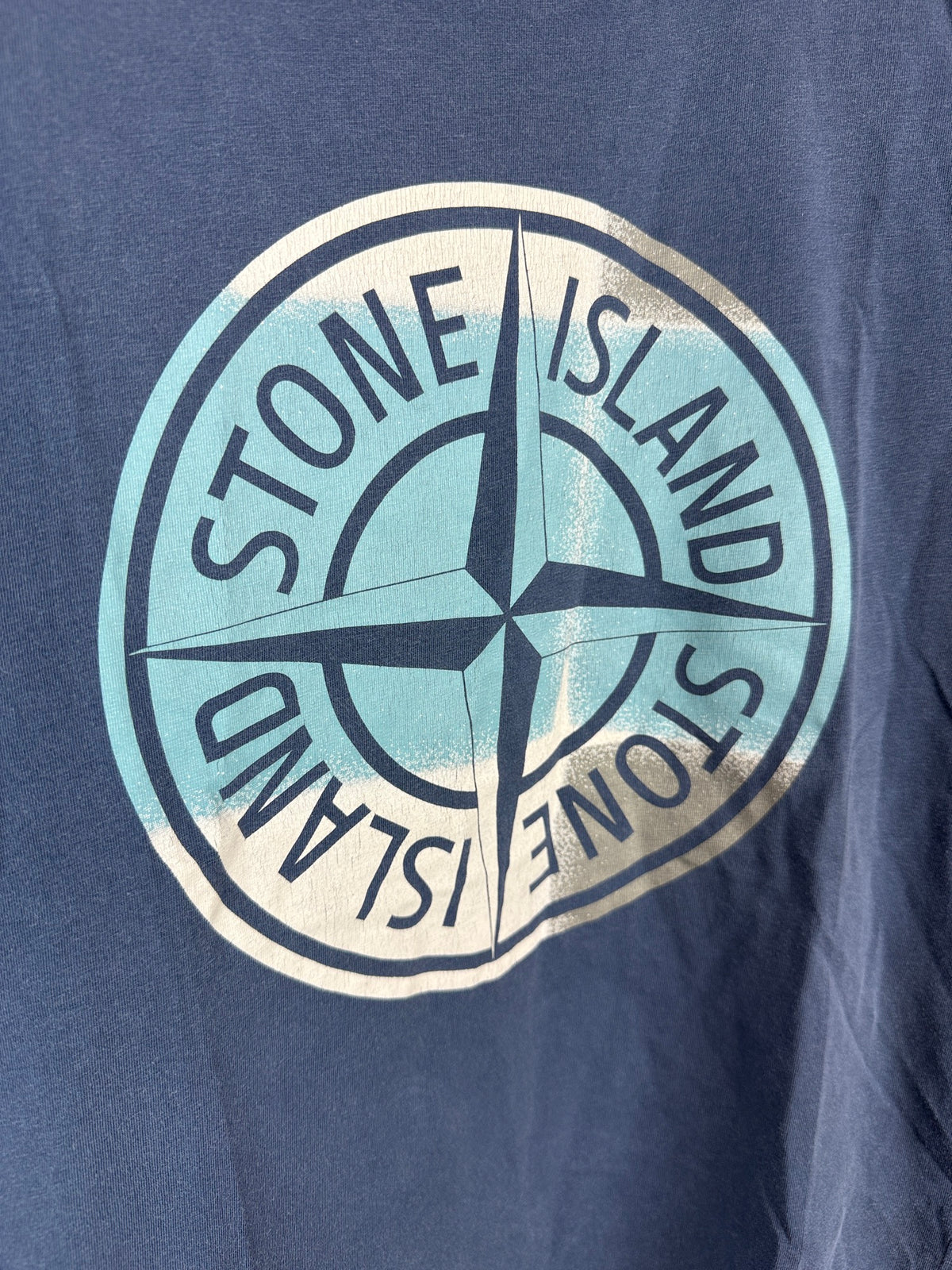 Blue Stone Island T-shirt with print – Junior size (12 years, 156cm)