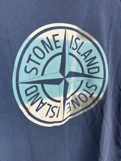 Blue Stone Island T-shirt with print – Junior size (12 years, 156cm)