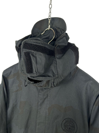 Giacca nera Riot Mask Brushed Cotton 2C Camo - OVD Stone Island x Supreme - Taglia L