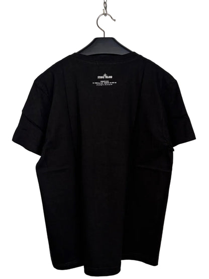 Promotional black t-shirt from the Toronto Stone Island shop - Size L