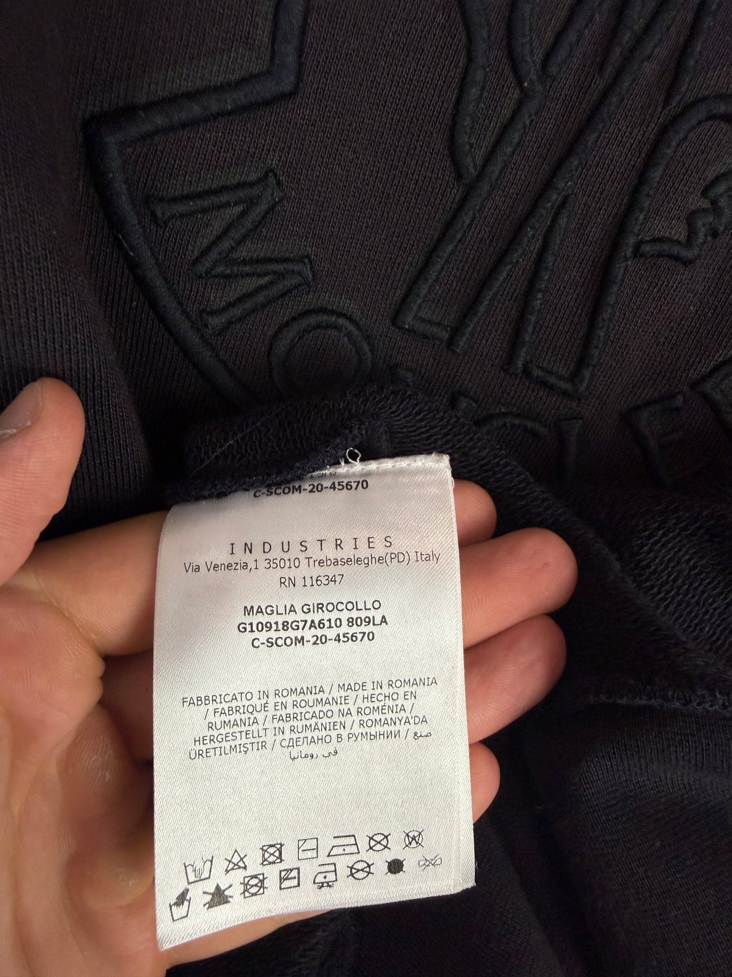 Felpa grigia Moncler - Taglia M