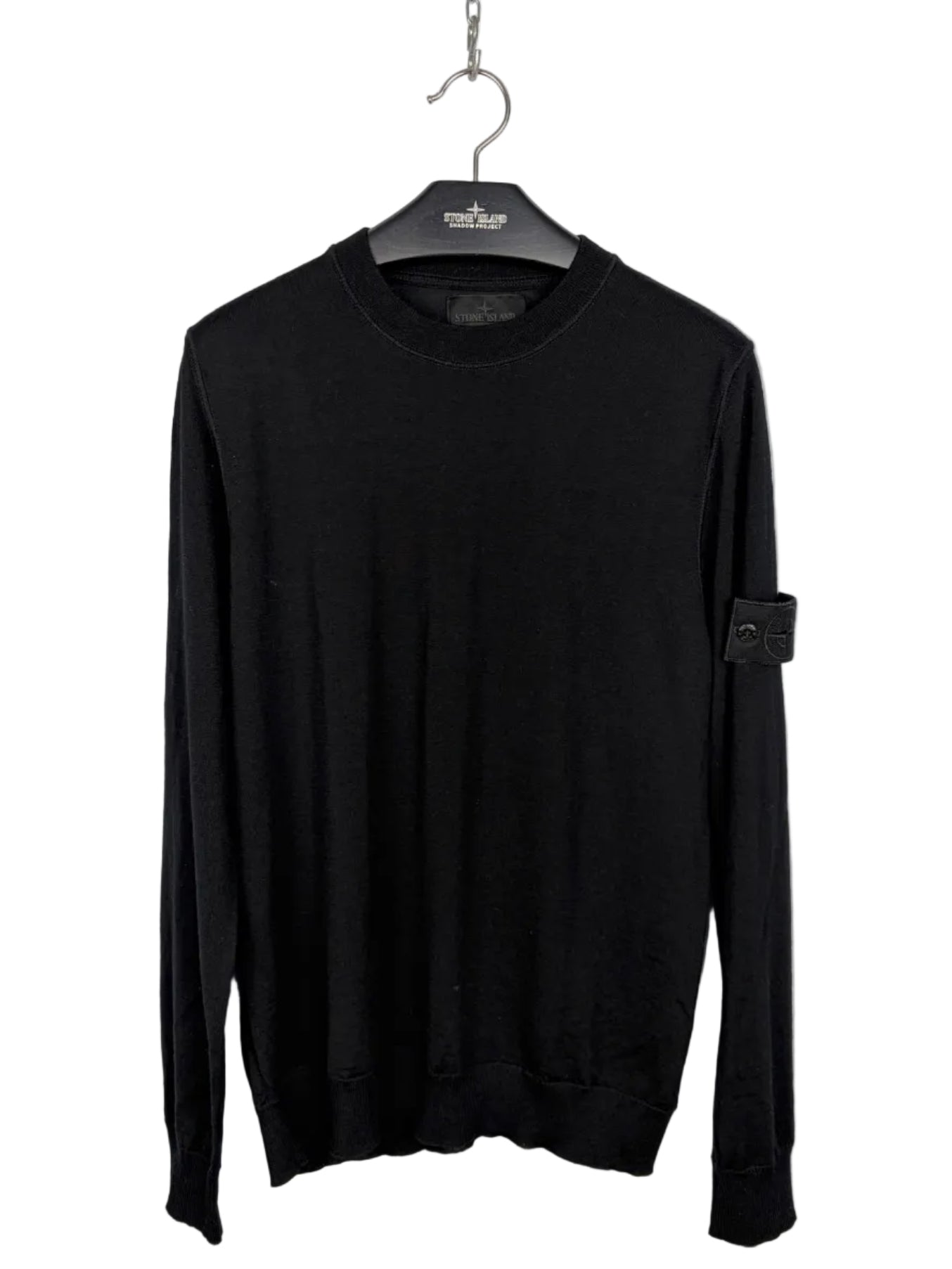 Maglione nero Stone Island Ghost - Taglia L