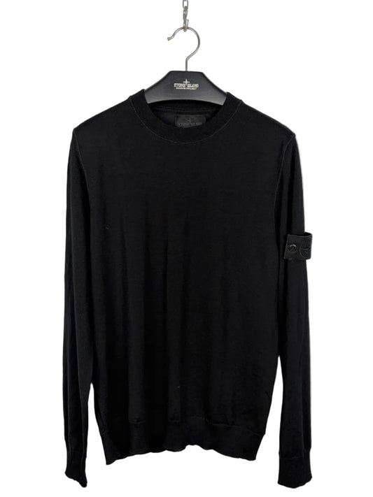 Maglione nero Stone Island Ghost - Taglia L