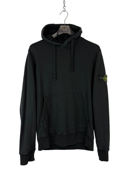 Felpa nera con cappuccio Stone Island - Taglia L