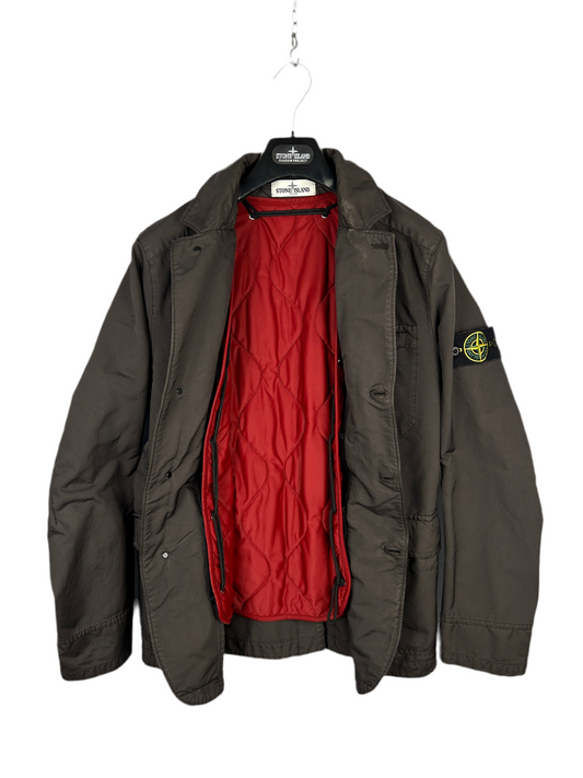 Giacca marrone David-TC Dutch rope liner Stone Island "30 anni" - Taglia M
