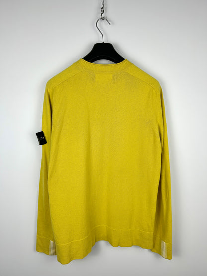 Maglione giallo senape Stone Island - Taglia M