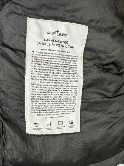 Giacca grigia Garment Dyed Crinkle Reps NY Down Stone Island - Taglia S