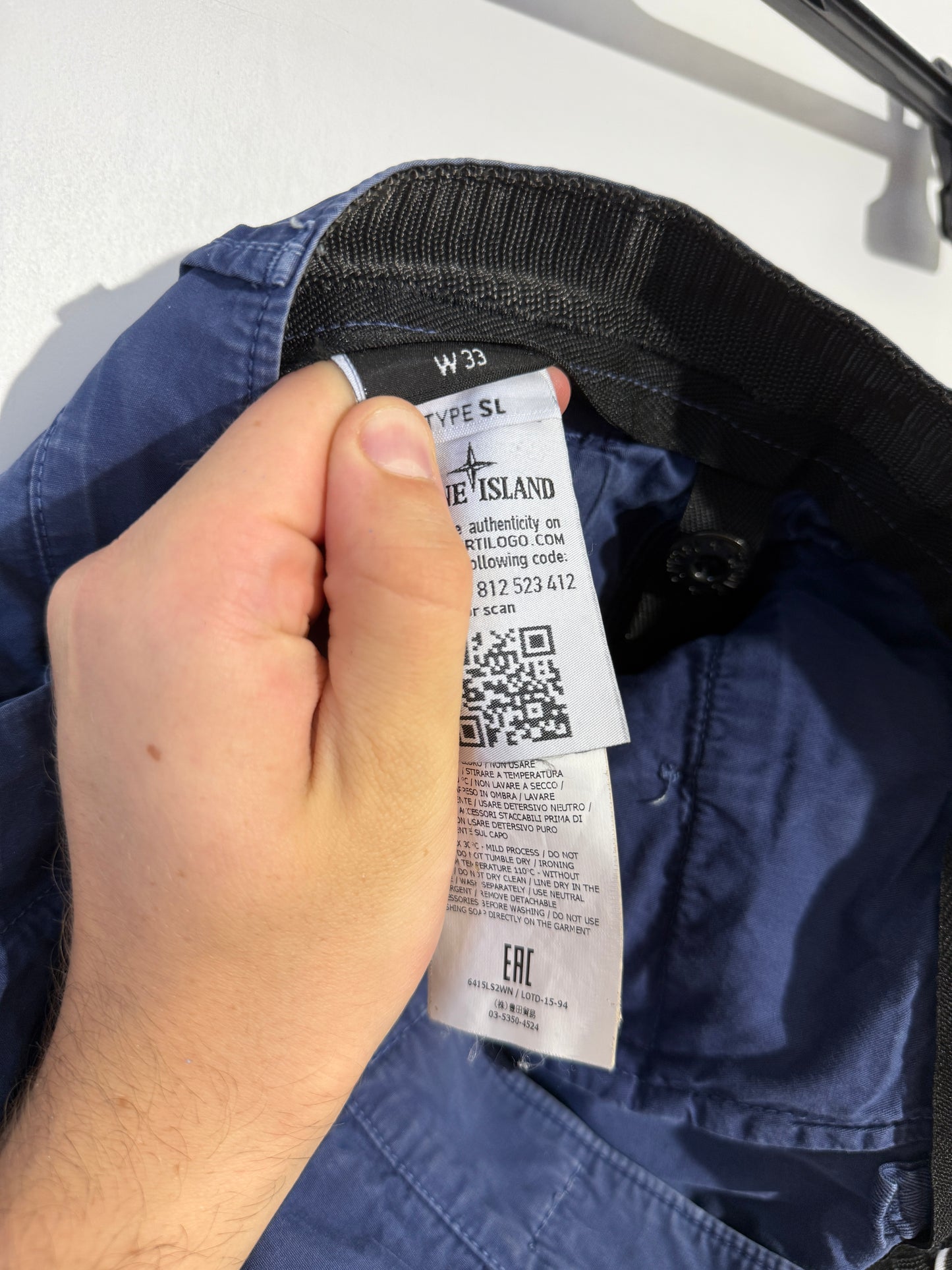 Pantaloncini cargo blu Stone Island - Taglia W33