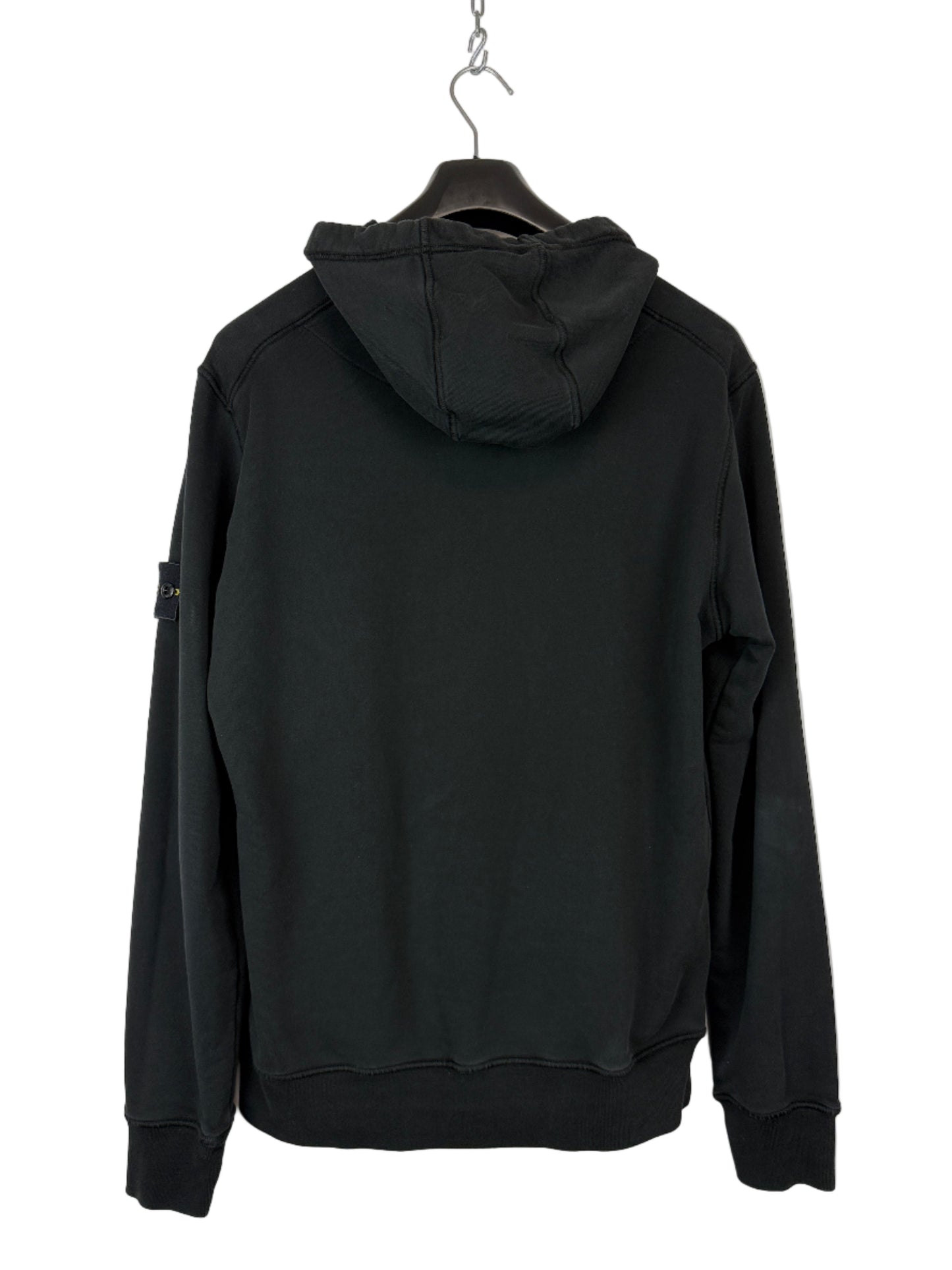 Felpa nera con cappuccio Stone Island - Taglia L