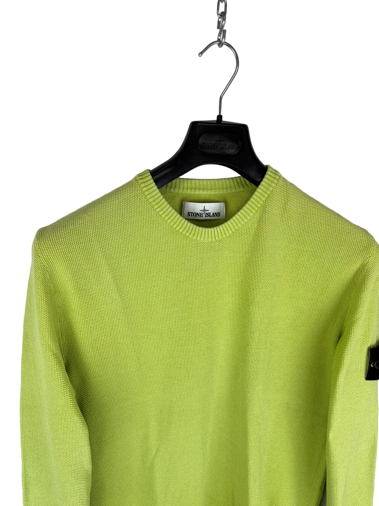 Maglione verde lime Stone Island - Taglia L