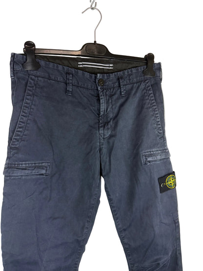 Pantaloni cargo blu navy Stone Island - Taglia W31