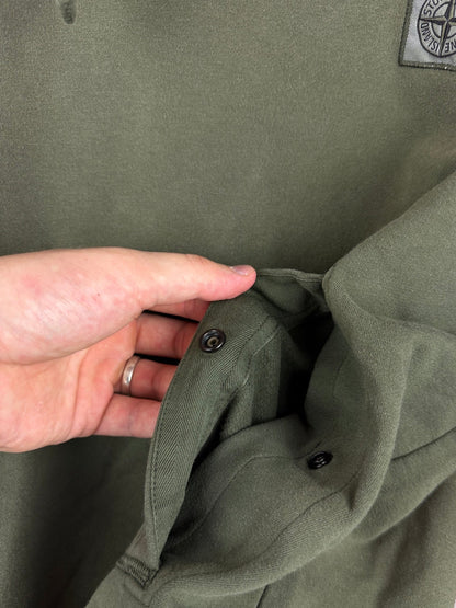 Felpa verde con cappuccio Stone Island - Taglia M