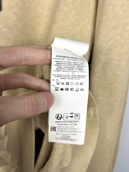 Felpa beige “Tinto old” Stone Island (nuova con cartellino) - Taglia XXL