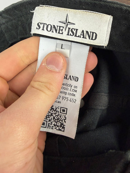 Cappello con visiera grigio scuro Stone Island - Taglia L