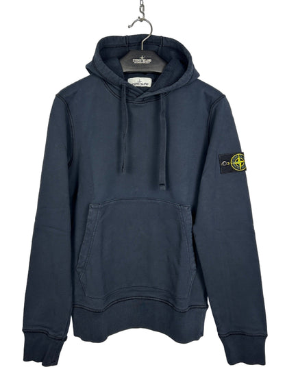 Felpa blu navy con cappuccio Stone Island - Taglia S