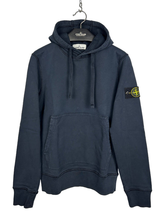 Felpa blu navy con cappuccio Stone Island - Taglia S