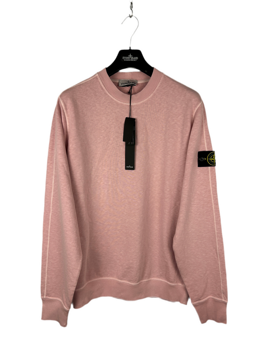 Felpa rosa Stone Island (nuova con cartellino) - Taglia L