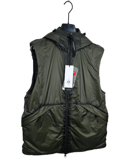 Giacca smanicato Goggle Nada Shell con chiusura a zip C.P. Company (nuova con cartellino) - Taglia M