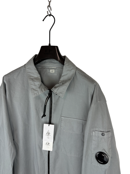 Overshirt grigia con chiusura a zip C.P. Company (nuova con cartellino) - Taglia 3XL