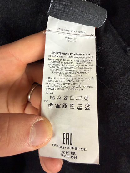 Maglione nero con zip Stone Island - Taglia S