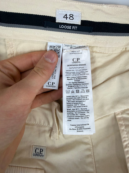 Pantaloni cargo bianco-panna C.P. Company (nuovi con cartellino) - Taglia W32