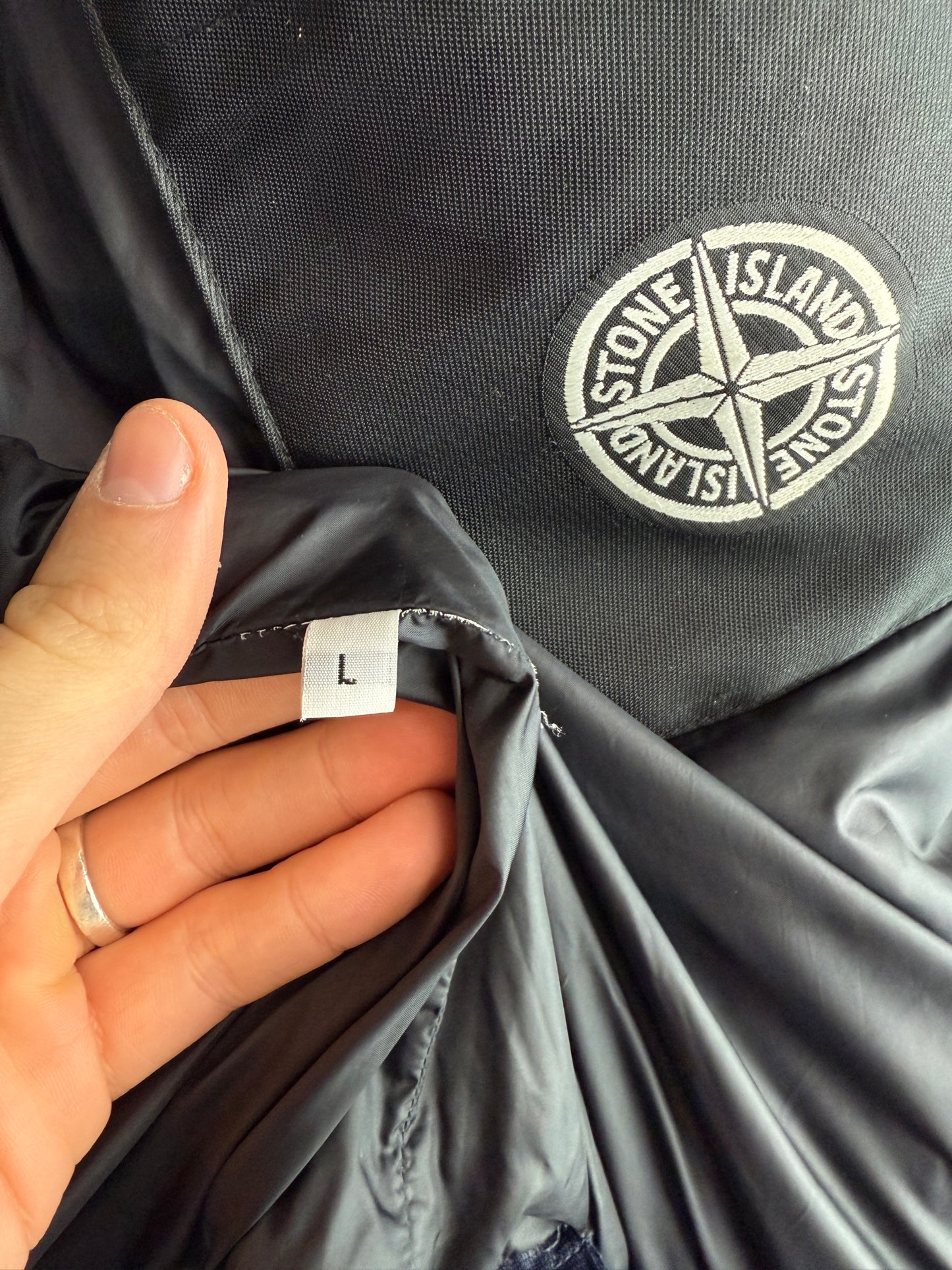 Giacca blu impermeabile del 2009 Stone Island - Taglia L