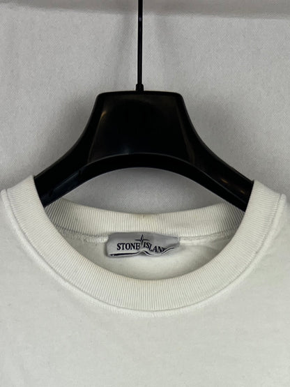 Felpa bianca Stone Island - Taglia XL