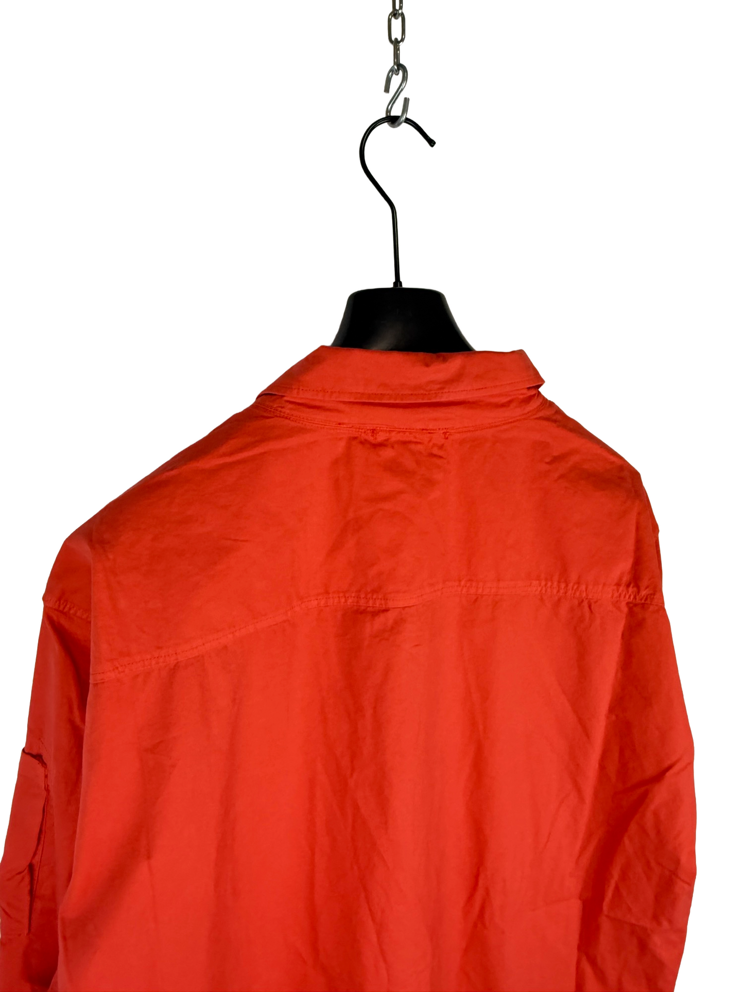 Overshirt arancione con chiusura a zip C.P. Company (nuova con cartellino) - Taglia 3XL