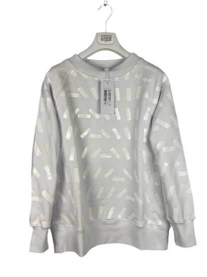 Felpa bianca "Artisanal" Maison Martin Margiela (nuova con cartellino) - Taglia S