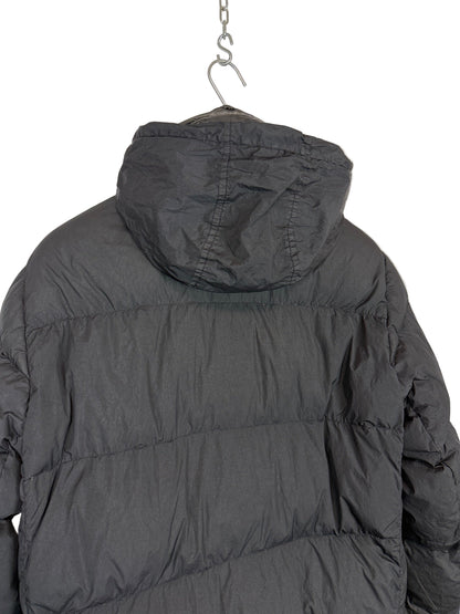 Giacca grigio scuro Garment Dyed Crinkle Reps NY Down Stone Island - Taglia M