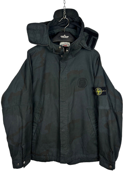 Giacca nera Riot Mask Brushed Cotton 2C Camo - OVD Stone Island x Supreme - Taglia L