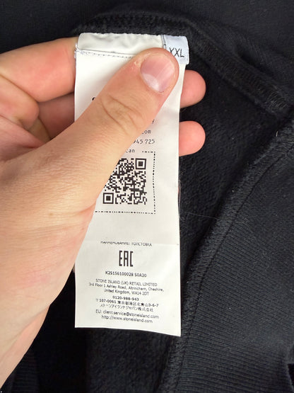 Felpa nera 2025 Stone Island - Taglia XXL