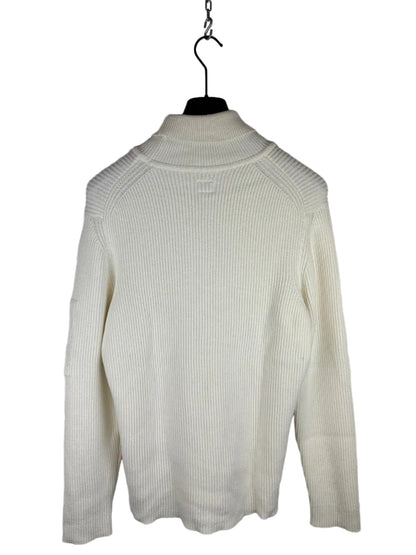 Maglione dolcevita bianco-panna C.P. Company - Taglia S