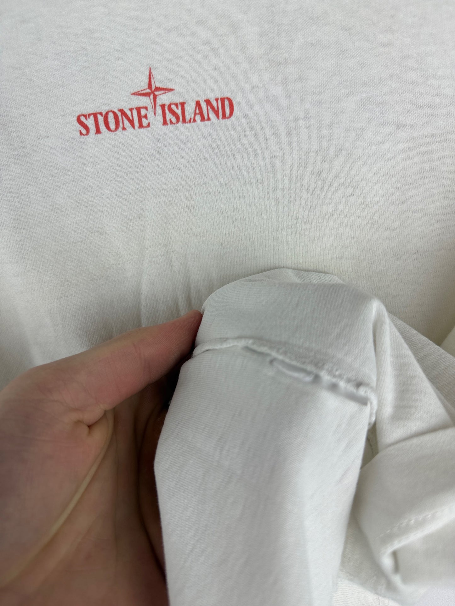 T-shirt bianca Stone Island - Taglia L