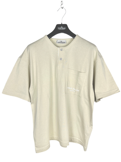 T-shirt bianco panna Stone Island Marina - Taglia M