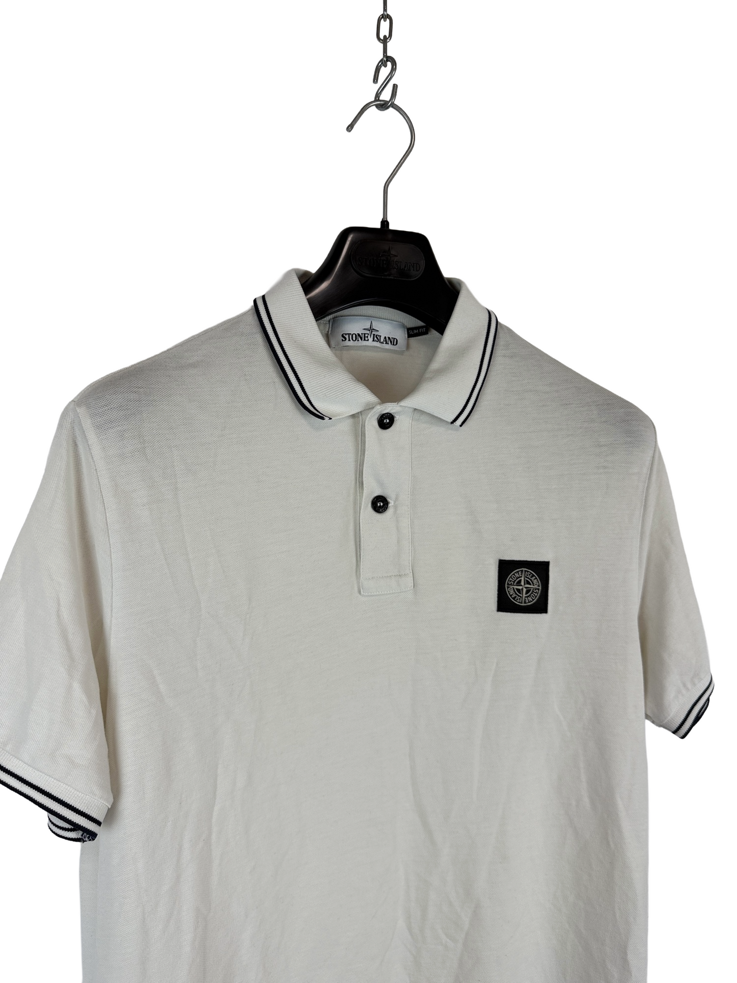 Polo bianca Stone Island - Taglia L