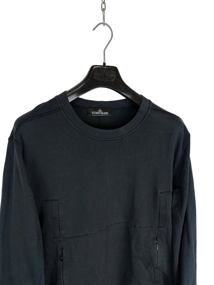 Felpa nera Stone Island Shadow Project - Taglia L