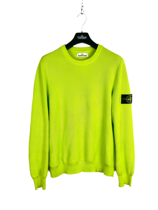 Maglione verde fluo Stone Island - Taglia L