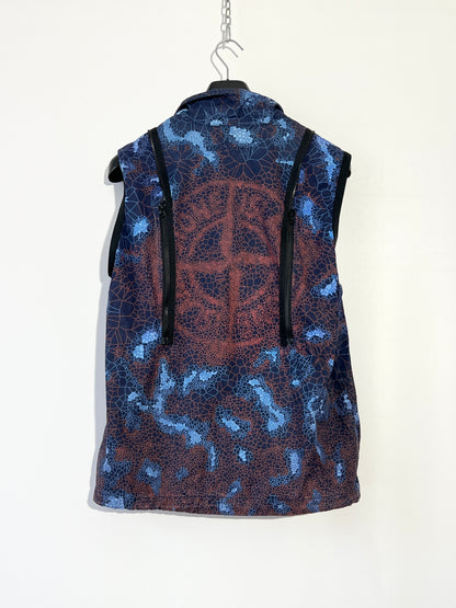 Giacca blu Stone Island Printed Heat Reactive Thermosensitive Fabric (nuova con cartellino) - Taglia L