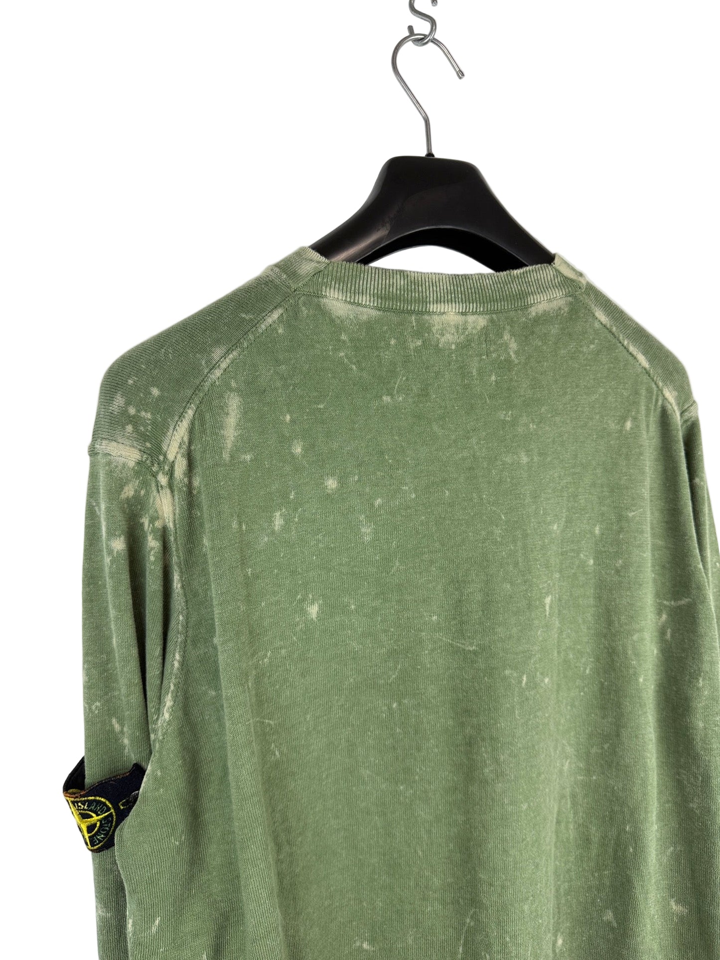 Green tie-dye Stone Island sweater - Size XL