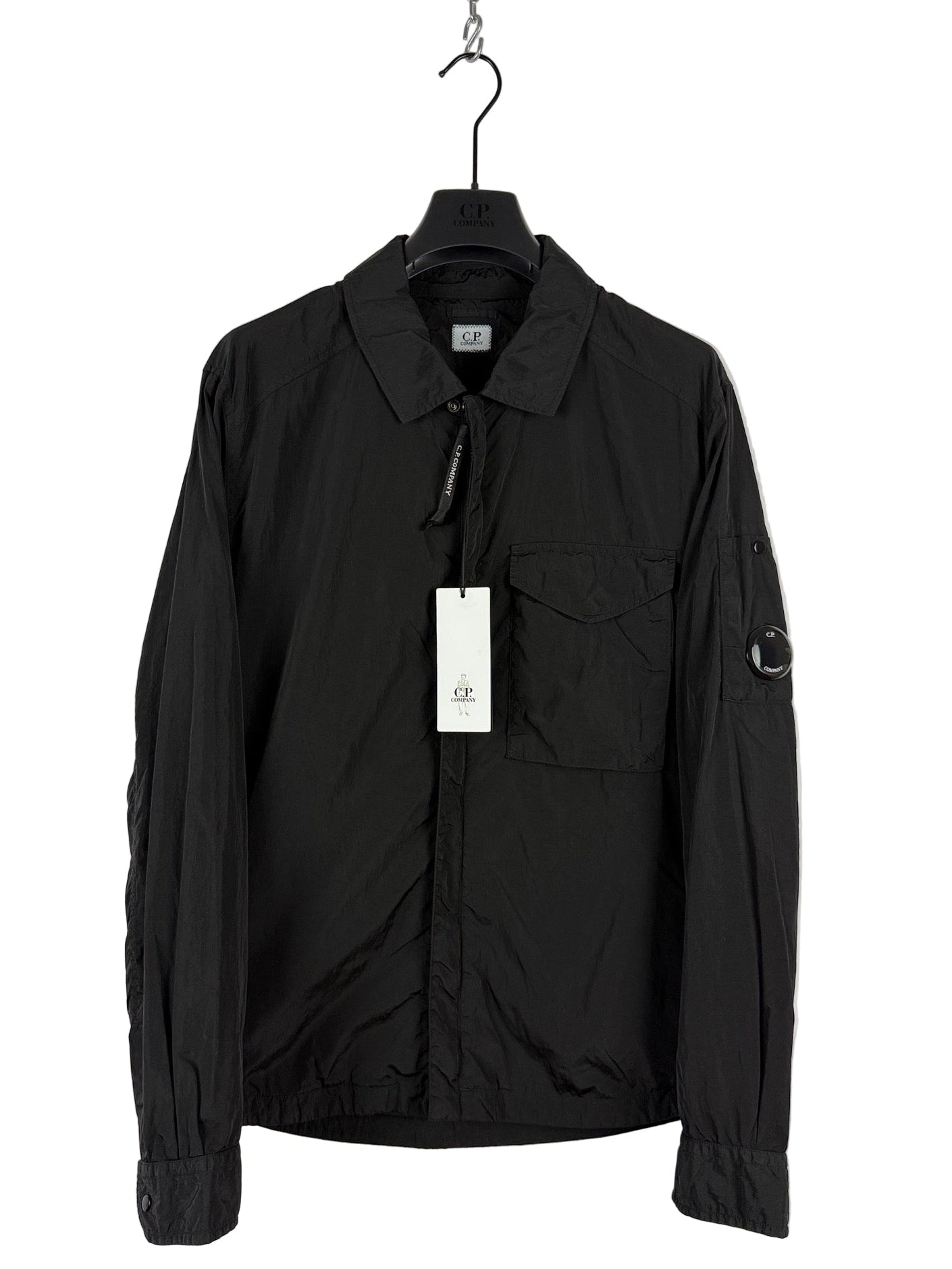 Giacca Chrome-R nera in nylon C.P. Company (nuova con cartellino) - Taglia XL