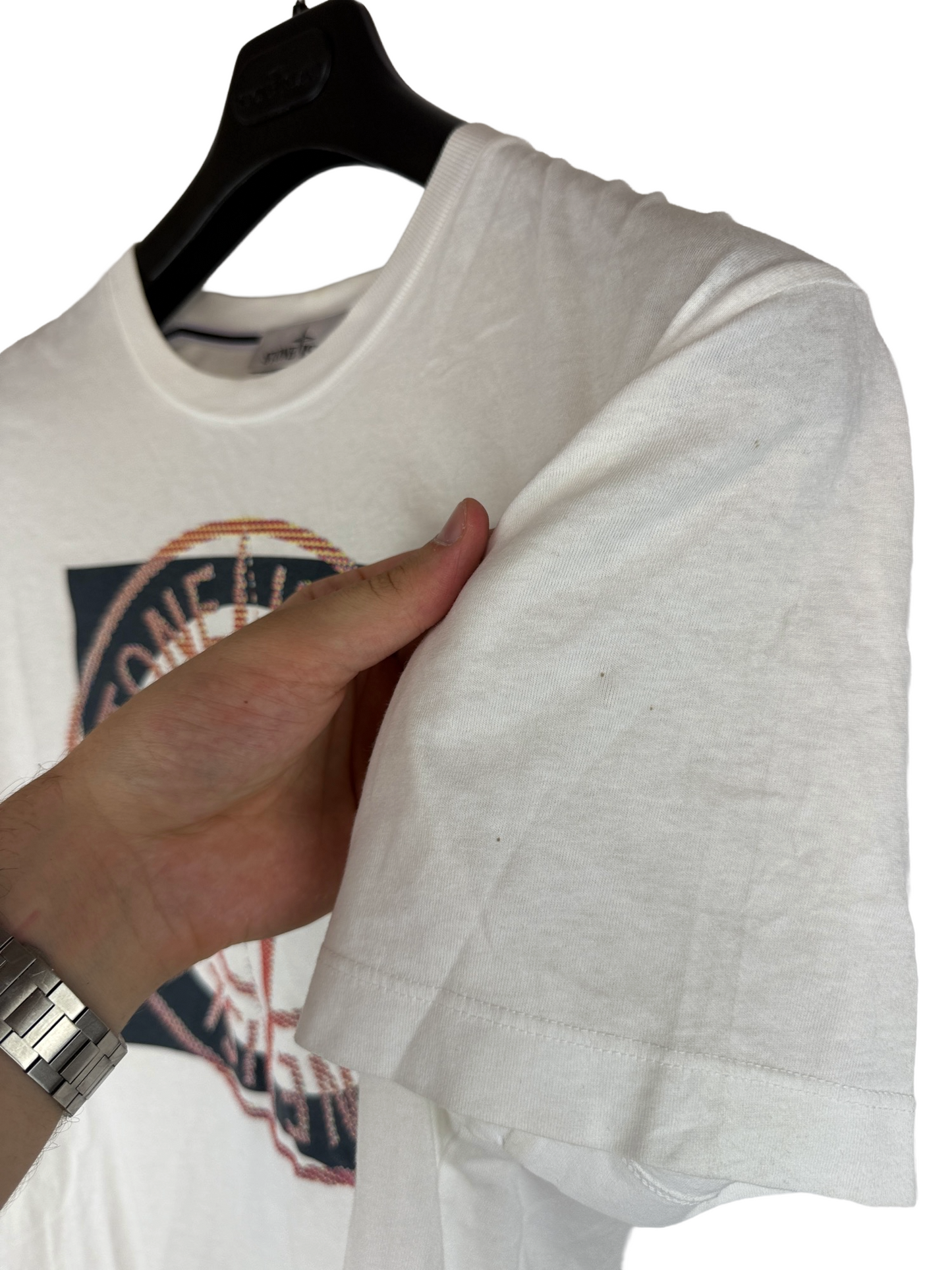T-shirt bianca Stone Island - Taglia M