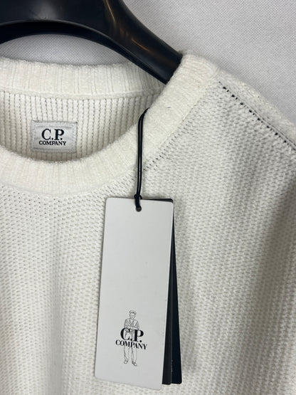 Maglione bianco C.P. Company (nuovo con cartellino) - Taglia L