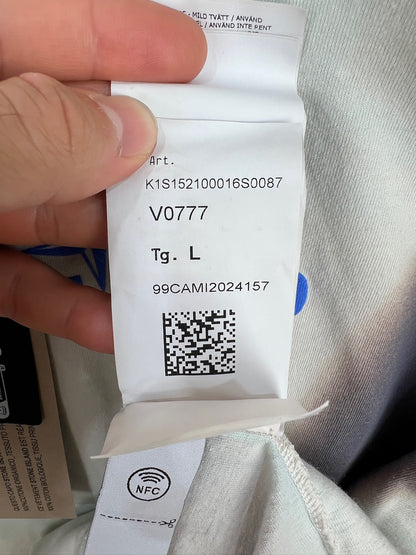 T-shirt azzurra Stone Island (nuova con cartellino) - Taglia L