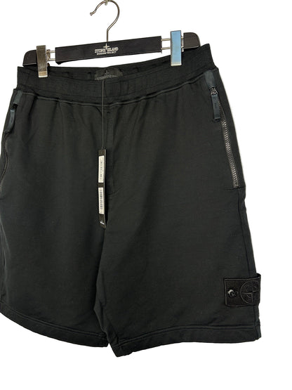 Pantaloncini di tuta Ghost neri Stone Island (nuovi con cartellino) - Taglia M