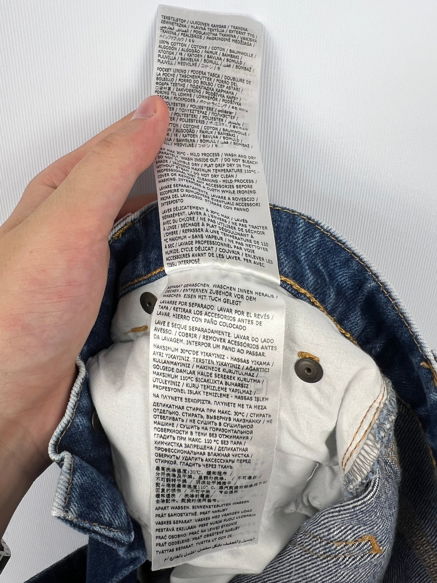 Jeans blu da donna Maison Martin Margiela (nuovi con cartellino) - Taglia 42