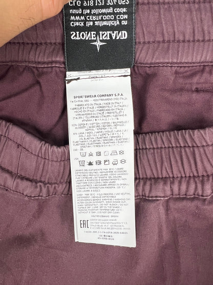 Pantaloni cargo viola Stone Island - Taglia W32