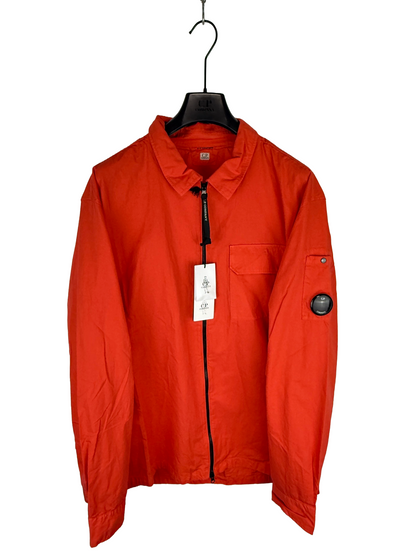 Overshirt arancione con chiusura a zip C.P. Company (nuova con cartellino) - Taglia 3XL