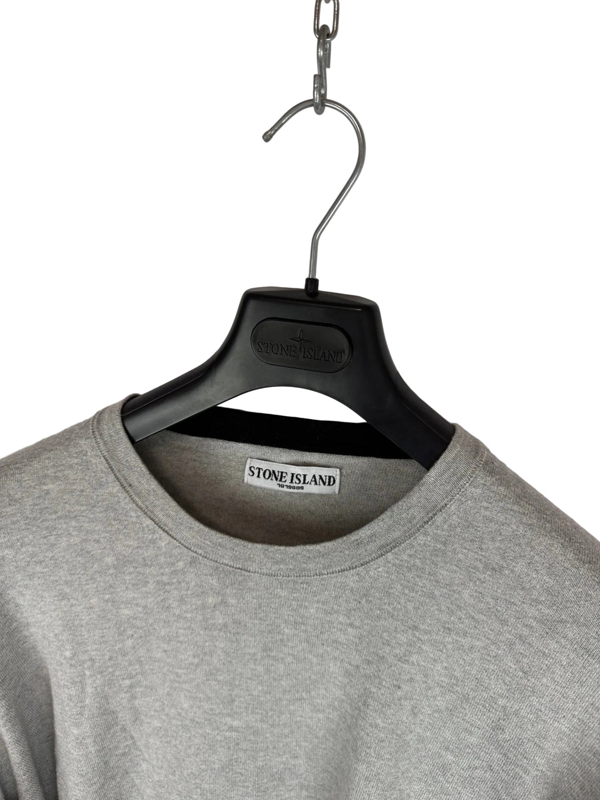 Maglione leggero grigio con Mesh Badge Stone Island - Taglia 3XL