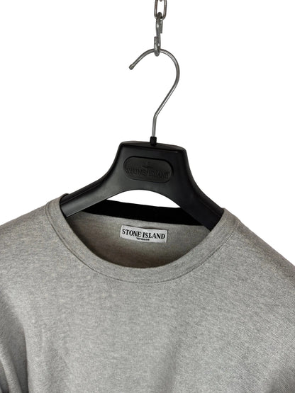 Maglione leggero grigio con Mesh Badge Stone Island - Taglia 3XL